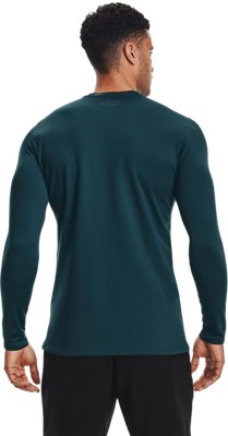 under armour men's coldgear fitted hooded long sleeve shirt