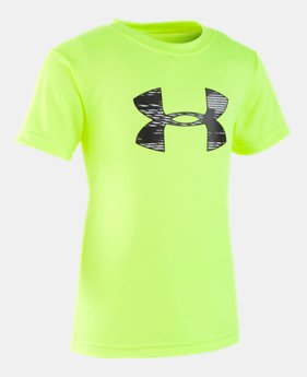 New Arrival Boys' Pre-School UA Travel Big Logo Short Sleeve 1 Color Available $18