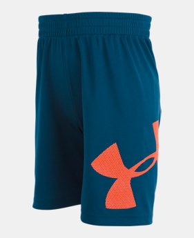 New Arrival Boys' Pre-School UA Mesh Logo Striker Shorts 1 Color Available $22