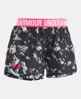 New Arrival Girls' Toddler UA Play Up Shattered Shorts 1 Color Available $20