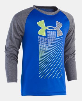New Arrival Boys' Pre-School UA Rising Big Logo Raglan 1 Color Available $23