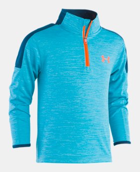 New Arrival Boys' Pre-School UA Standout ¼ Zip 1 Color Available $35