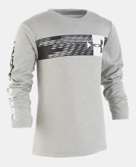 New Arrival Boys' Pre-School UA Travel Logo Long Sleeve 1 Color Available $23