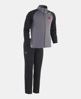 New Arrival Boys' Pre-School UA On The Mark Track Set 2 Colors Available $40