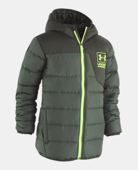 Boys' Toddler UA Heather Swarmdown Hooded Jacket 1 Color Available $100
