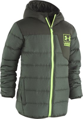 UA Heather Swarmdown Hooded Jacket 