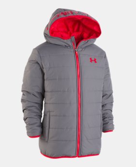New Arrival Boys' Pre-School UA Pronto Puffer Jacket 3 Colors Available $73