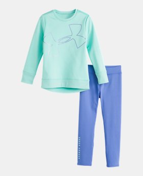 Girls' Pre-School UA Big Logo Tunic Set 2 Colors Available $40