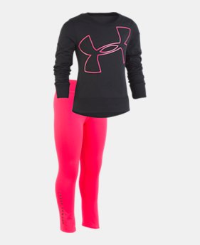 Girls' Pre-School UA Big Logo Tunic Set 1 Color Available $47