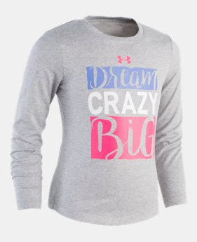 New Arrival Girls' Pre-School UA Pure Girl Power Long Sleeve 1 Color Available $29