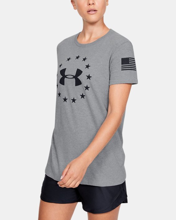 Under Armour Women's UA Freedom Logo T-Shirt. 1