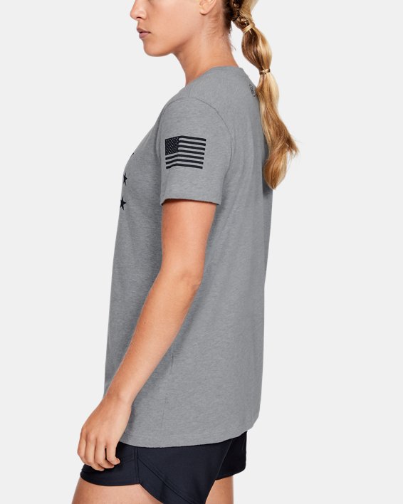 Under Armour Women's UA Freedom Logo T-Shirt. 4