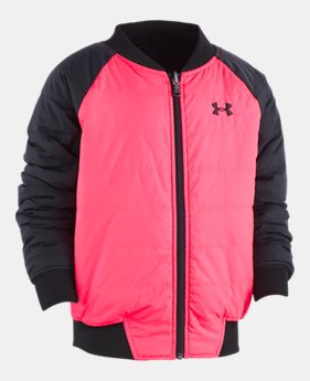 New Arrival Girls' UA Reversible Bomber Jacket 2 Colors Available $70