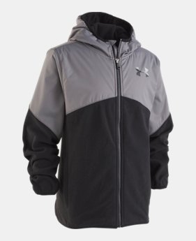 New Arrival Boys' UA North Rim Microfleece Jacket 3 Colors Available $55