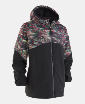 Boys' UA Printed North Rim Microfleece Jacket 2 Colors Available $60