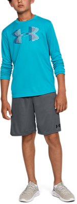 under armour boys running shorts