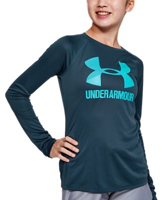 teal under armour shirt