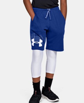  Boys' UA Prototype Logo Shorts  7  Colors Available $20