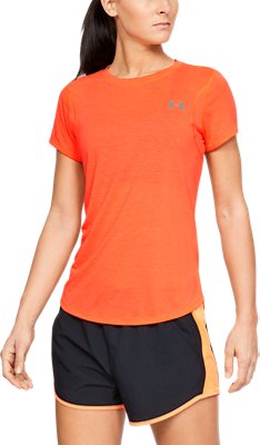 womens orange under armour shirt