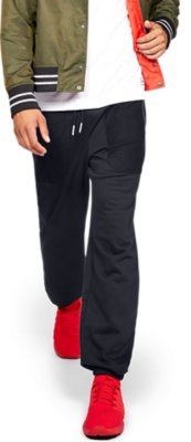under armour red sweatpants