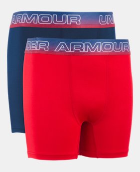 New Arrival Boys' UA Original Series Americana Boxerjock® 2-Pack 1 Color Available $19.99