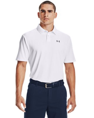 white under armour polo