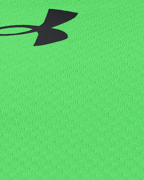 Herren UA Performance strukturiertes Poloshirt, Green, pdpMainDesktop image number 3