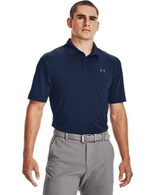 grey polo navy pants