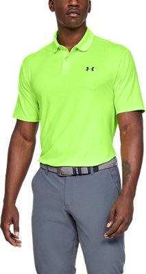 green golf shirt