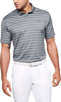 grey under armour polo