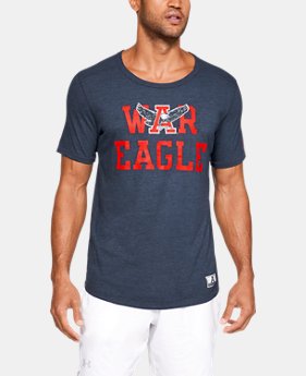 New Arrival Men's UA Iconic Tri-Blend Collegiate Short Sleeve Shirt 2 Colors Available $50