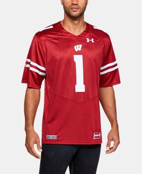 New Arrival Men's Wisconsin Replica Jersey 1 Color Available $95