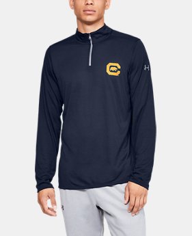 Men's UA Microthread ¼ Zip Collegiate 1 Color Available $60