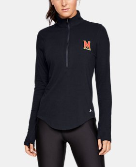 New Arrival Women's Charged Cotton® ½ Zip Collegiate 1 Color Available $60