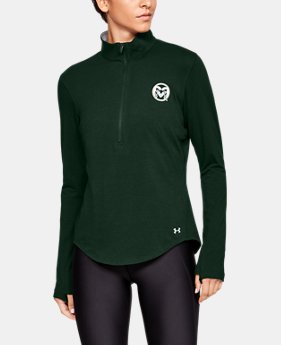 Women's Charged Cotton® ½ Zip Collegiate 2 Colors Available $60