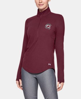 New Arrival Women's Charged Cotton® ½ Zip Collegiate 3 Colors Available $60