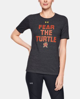 New Arrival Women's UA Tri-Blend Collegiate Short Sleeve Shirt 1 Color Available $35
