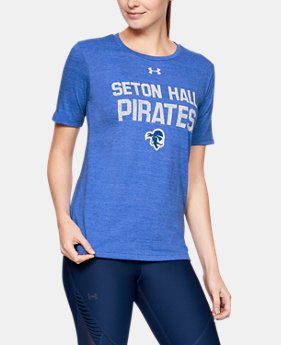 New Arrival Women's UA Tri-Blend Collegiate Short Sleeve Shirt 1 Color Available $35