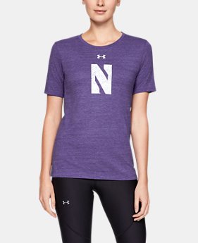 New Arrival Women's UA Tri-Blend Collegiate Short Sleeve Shirt 1 Color Available $35