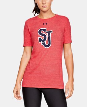 New Arrival Women's UA Tri-Blend Collegiate Short Sleeve Shirt 2 Colors Available $35