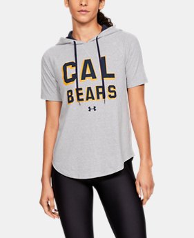 New Arrival Women's UA Tri-Blend Collegiate Short Sleeve Hoodie 4 Colors Available $55