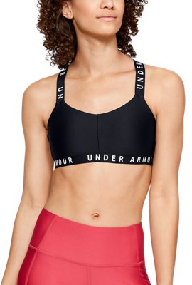 under armour tape strappy bra