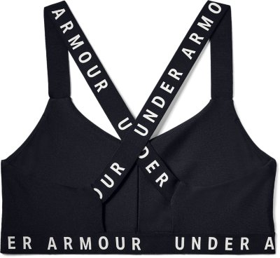 under armour wordmark strappy sports bra
