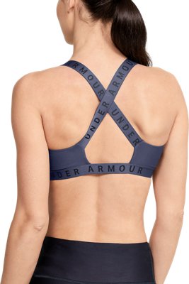 ua wordmark strappy sportlette