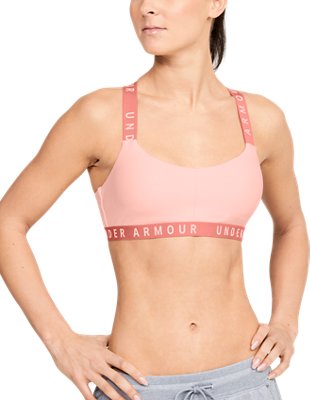 ua wordmark strappy sportlette