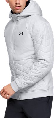 under armour men's coldgear fitted hooded long sleeve shirt