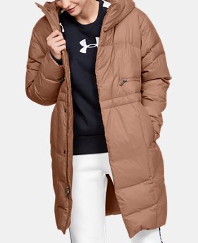  Women's UA Armour Down Parka  3  Colors Available $180