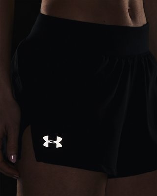 Shorts UA Launch SW ''Go All Day'' para mujer, Black, pdpMainDesktop image number 3