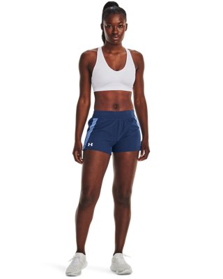 Under Armour Women's UA Qualifier Speedpocket Shorts. 3