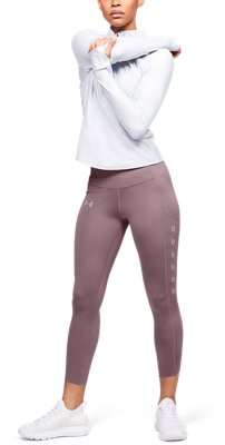 Under Armour Women's UA Qualifier Speedpocket Roadside Runway Crop. 2